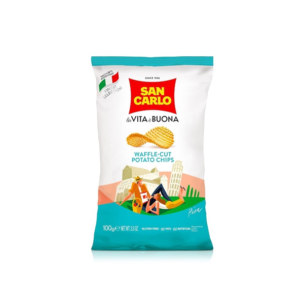 San Carlo Waffle Cut Chips 100g