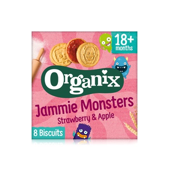 Organix Goodies Strawberry & Apple Jammie Monsters 18+ Months 64g