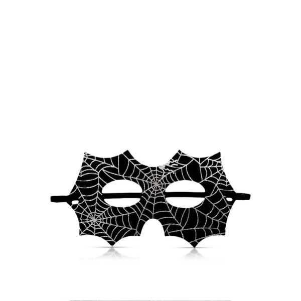Party Magic Halloween Spiderweb Eye Mask Adult Size