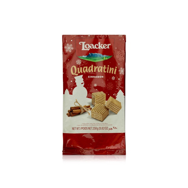 Loacker Quadratini Cinnamon Wafers 250g