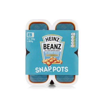 Heinz Beanz Snap Pots in Tomato Sauce 4 x 200g