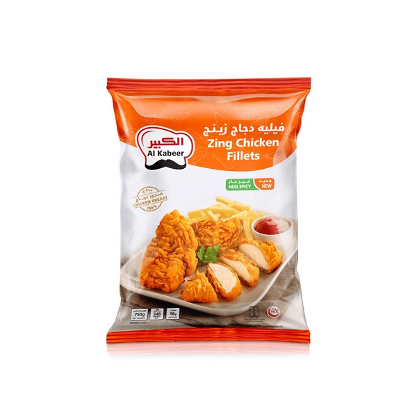 Al Kabeer Zing Chicken Fillet Non-Spicy 750g