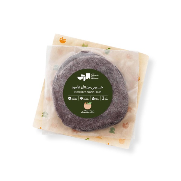 Raha Bakehouse Organic Black Rice Arabic Bread 85g x 2