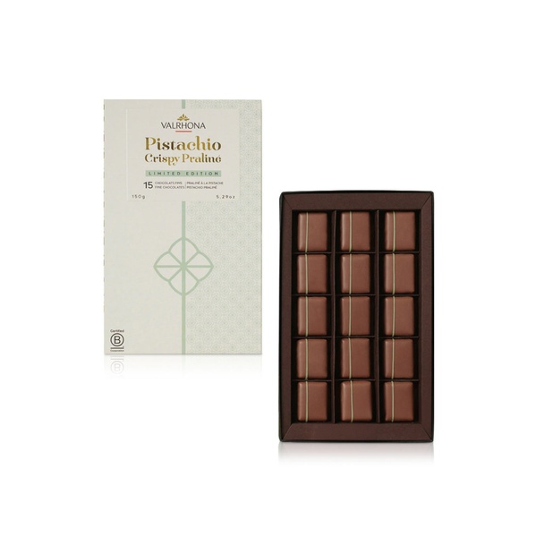 Valrhona Crispy Praline Pistachio Chocolate 150g