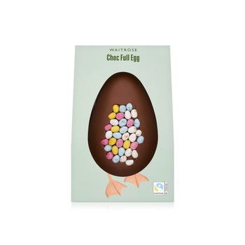 Waitrose Choc Full Egg Chocolate 215g