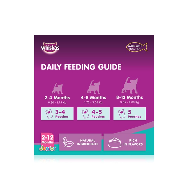 Whiskas Junior Wet Kitten Food in Jelly with Tuna 80g
