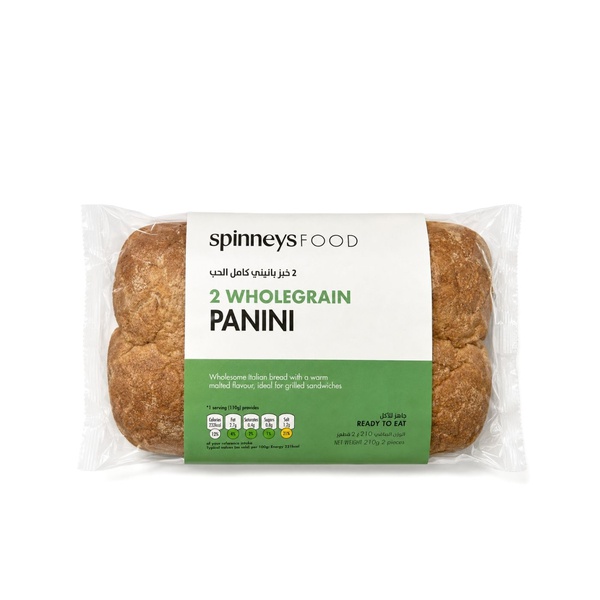 Spinneysfood Wholegrain Panini x2 210g