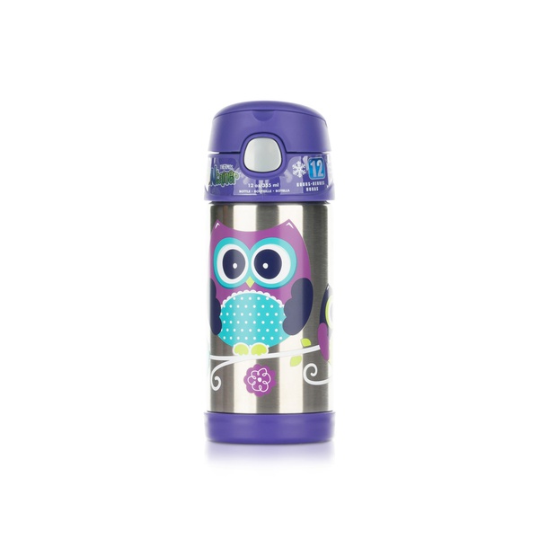 Thermos Funtainer Stainless Steel Owl Bottle 355ml