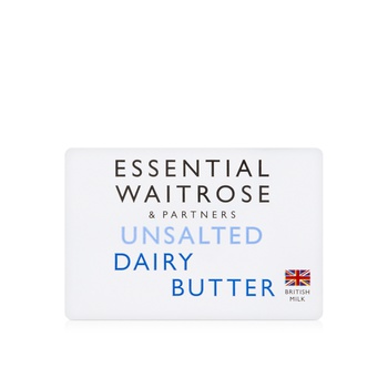 Waitrose Essential Unsalted Dairy Butter 250g