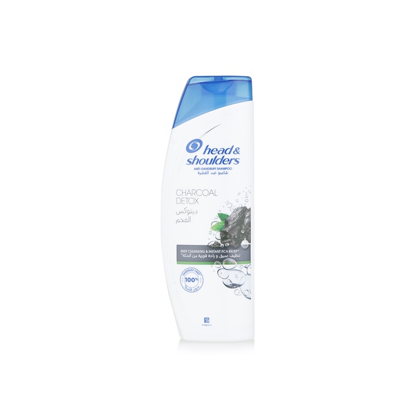 اشتري Head & Shoulders charcoal detox anti-dandruff shampoo 400ml في الامارات