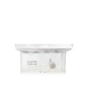 Waitrose Essential Bathroom Tissue White 2ply x 16