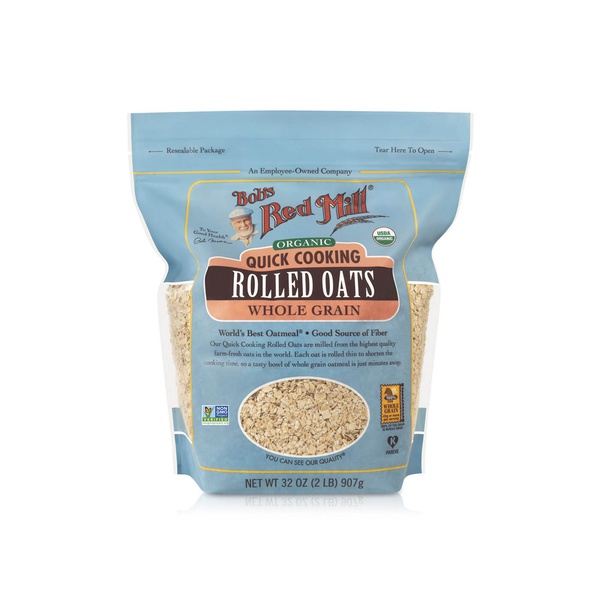 Bob's Red Mill Organic Quick Cooking Rolled Oats 907g
