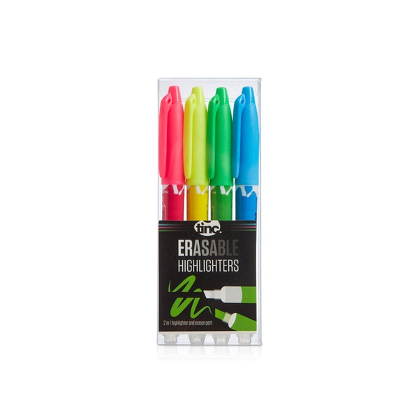 Tinc Erasable Highlighter Set x 4