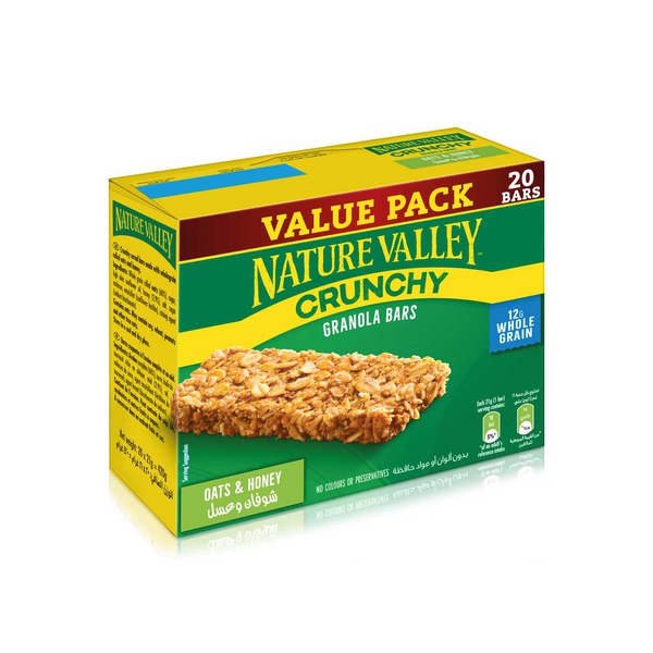 Nature Valley Crunchy Oats and Honey Granola Bars 20x 21g