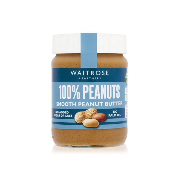 Waitrose Smooth Peanut Butter 340g