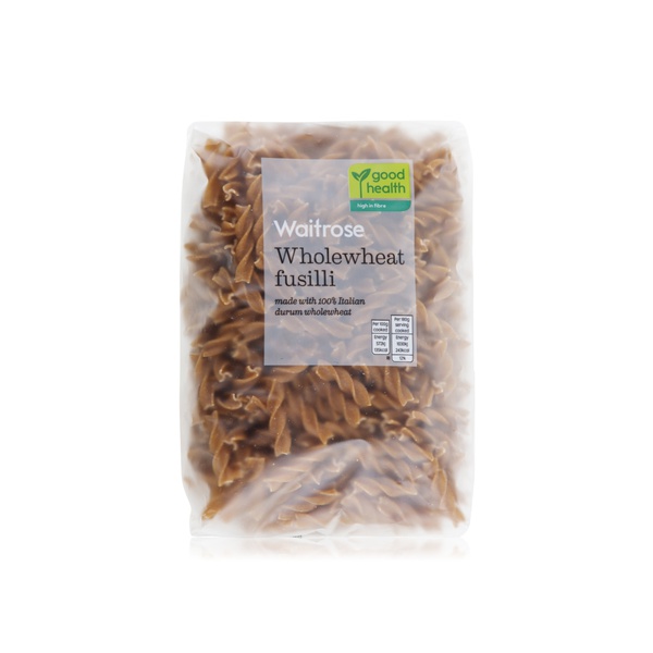 Waitrose Wholewheat Fusilli 500g