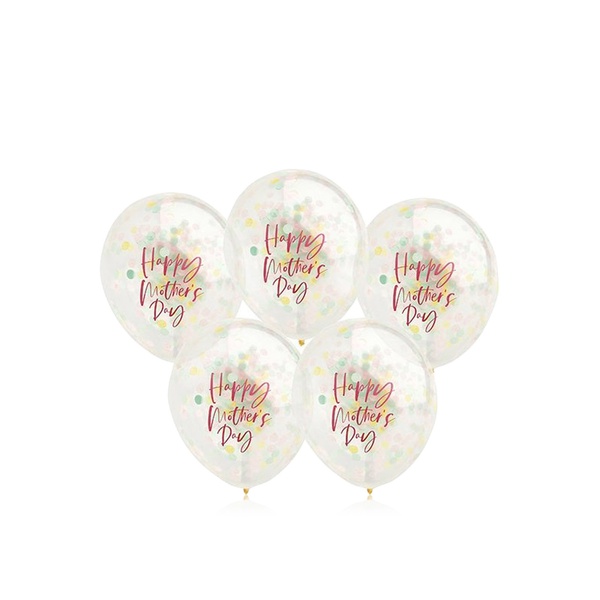 Hootyballoo Balloon Confetti Happy Mothers Day x5