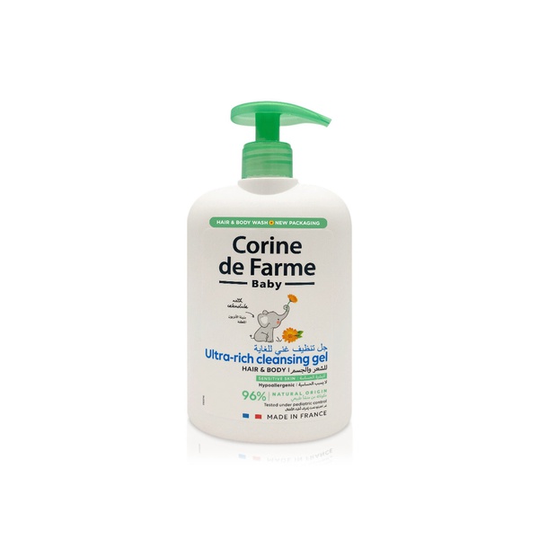 Corine De Farme Sulfate Free Baby Hair and Body Wash 500ml