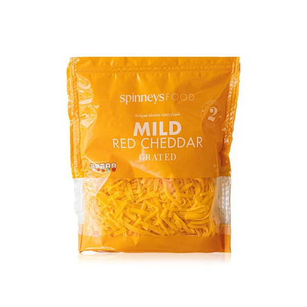 Spinneysfood Mild Red Cheddar Grated 200g