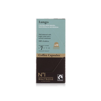 Waitrose Lungo Coffee Capsules 54g