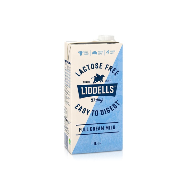 Liddells Lactose-Free Full Cream Milk 1 Litre