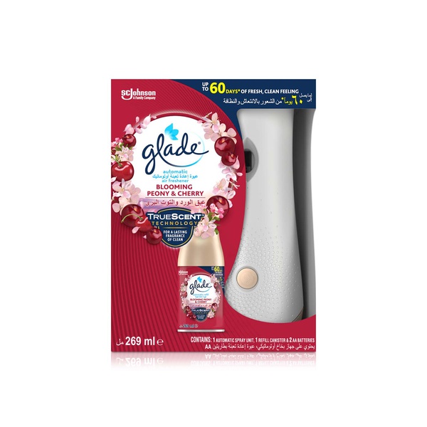 Glade Automatic Holder Blooming Peony and Cherry 269ml