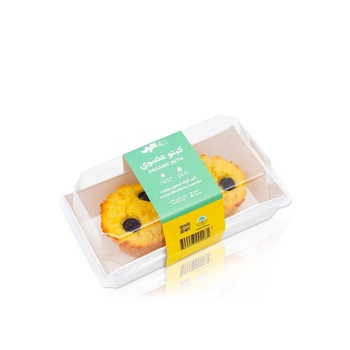 Raha Bakehouse Organic Keto Lemon and Blueberry Cupcakes x 2 90g