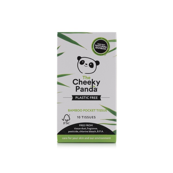 Buy The Cheeky Panda bamboo pocket tissues single pack in UAE