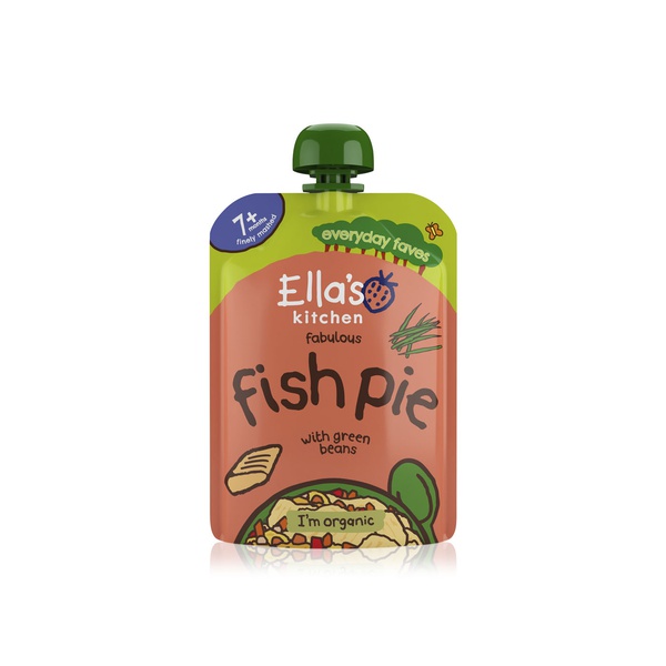 Buy Ellas Kitchen organic fish pie with green beans 7+ months 130g in UAE