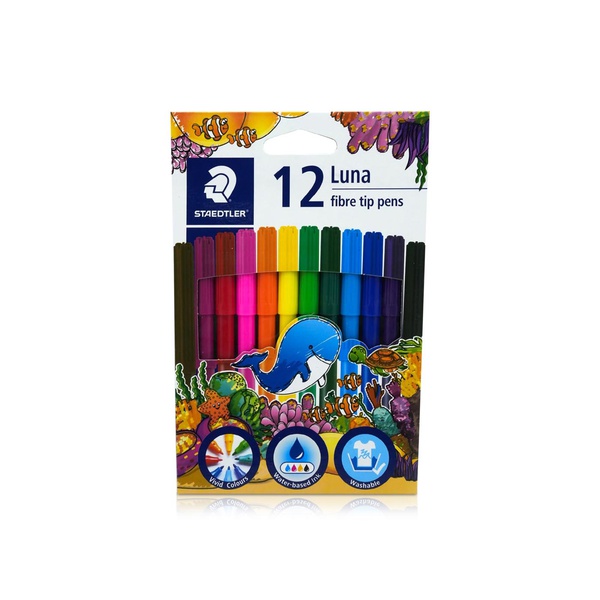 Staedtler Luna Fibre Tip Pens x 12