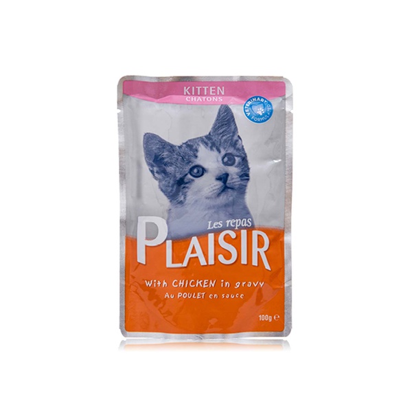 Plaisir Chunks with Chicken in Gravy for Kittens 100g