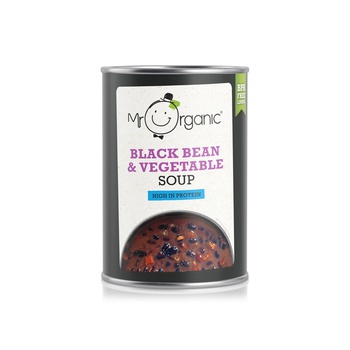 Mr Organic Black Bean and Vegetable Soup 400g