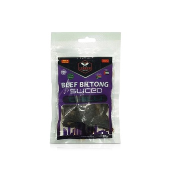 Lekker Beef Biltong Sliced Chilli 80g