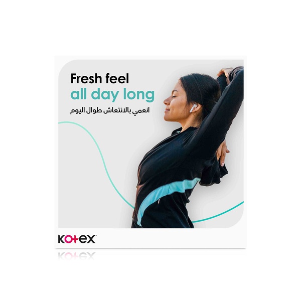 Kotex Antibacterial Panty Liners Long 44s