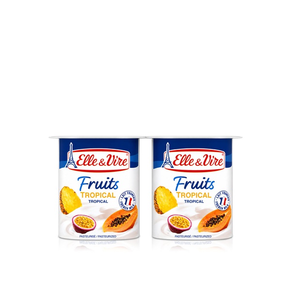 Elle & Vire Tropical Fruit Yogurt 125g