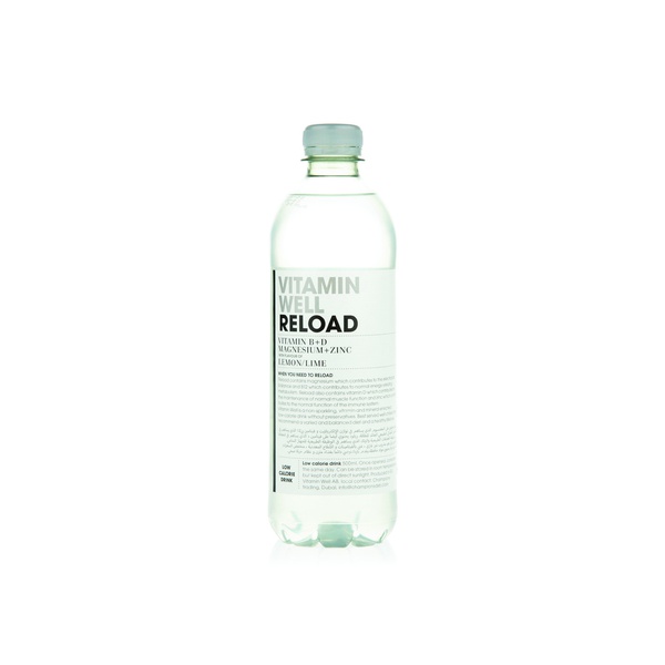 Vitamin Well Reload Lemon and Lime 500ml