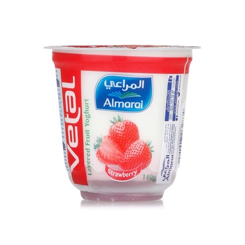 Almarai Yoghurt Vetal Layered Strawberry 140g