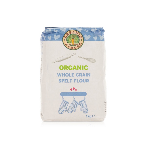 Organic Larder Wholegrain Spelt Flour 1kg