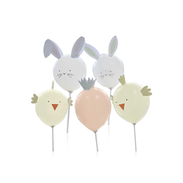Ginger Ray Easter Animal Balloons x 5