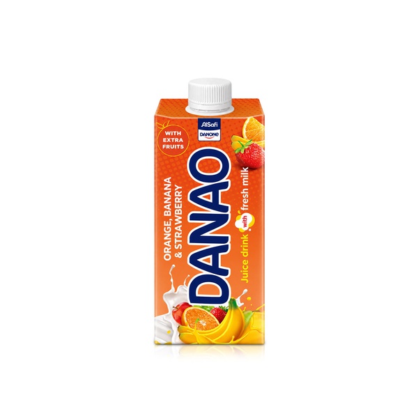 Danone Danao Orange, Banana & Strawberry Milk Drink 180ml