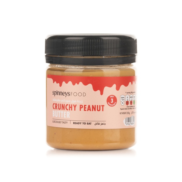 Spinneysfood Crunchy Peanut Butter 250g