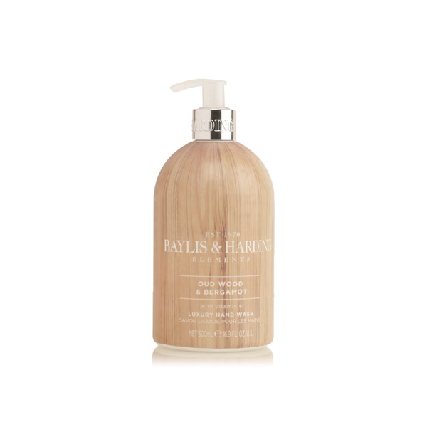 Baylis & Harding Elements Hand Wash Oud Wood & Bergamot 500ml