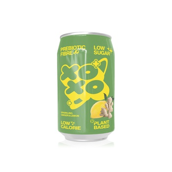 XOXO Sparkling Ginger & Lemon Prebiotic Soda 330ml