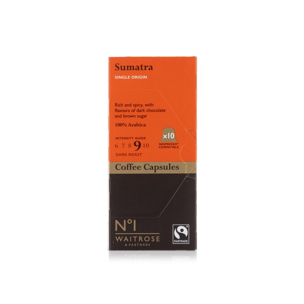 Waitrose Sumatra Coffee Capsules 54g