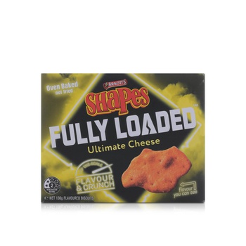 Arnott's Shapes Fully Loaded Ultimate Cheese 130g