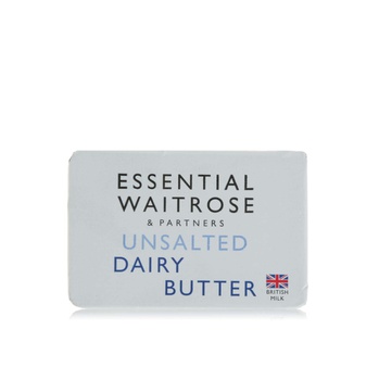 Waitrose Essential Unsalted Dairy Butter 250g