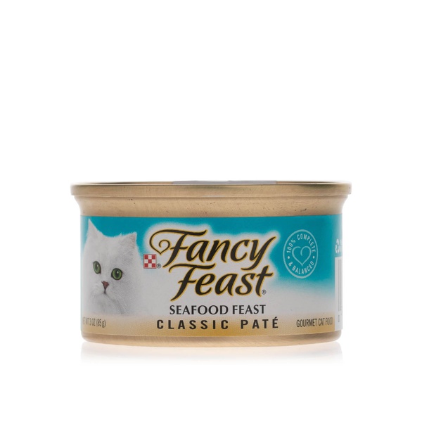 Buy Fancy Feast classic seafood pate cat food 85g in UAE