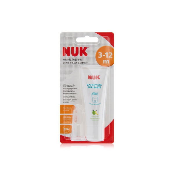 اشتري Nuk tooth and gum cleanser 3-12m في الامارات