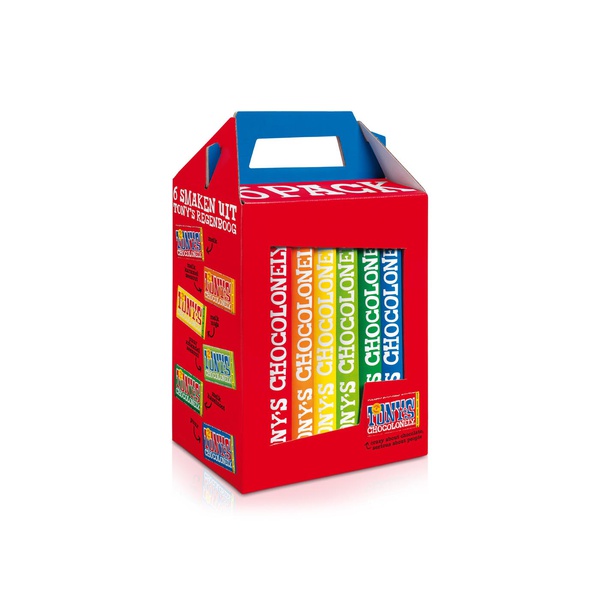 Tony's Chocolonely Rainbow Classics 180g x 6