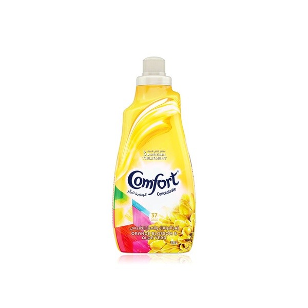 اشتري Comfort concentrated orange blossom & aloe vera fabric softener 1.5ltr في الامارات